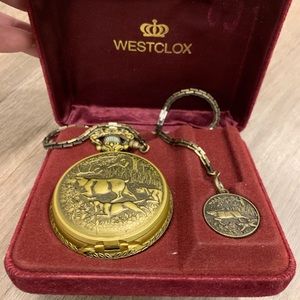 WESTCLOX vintage pocket windup watch